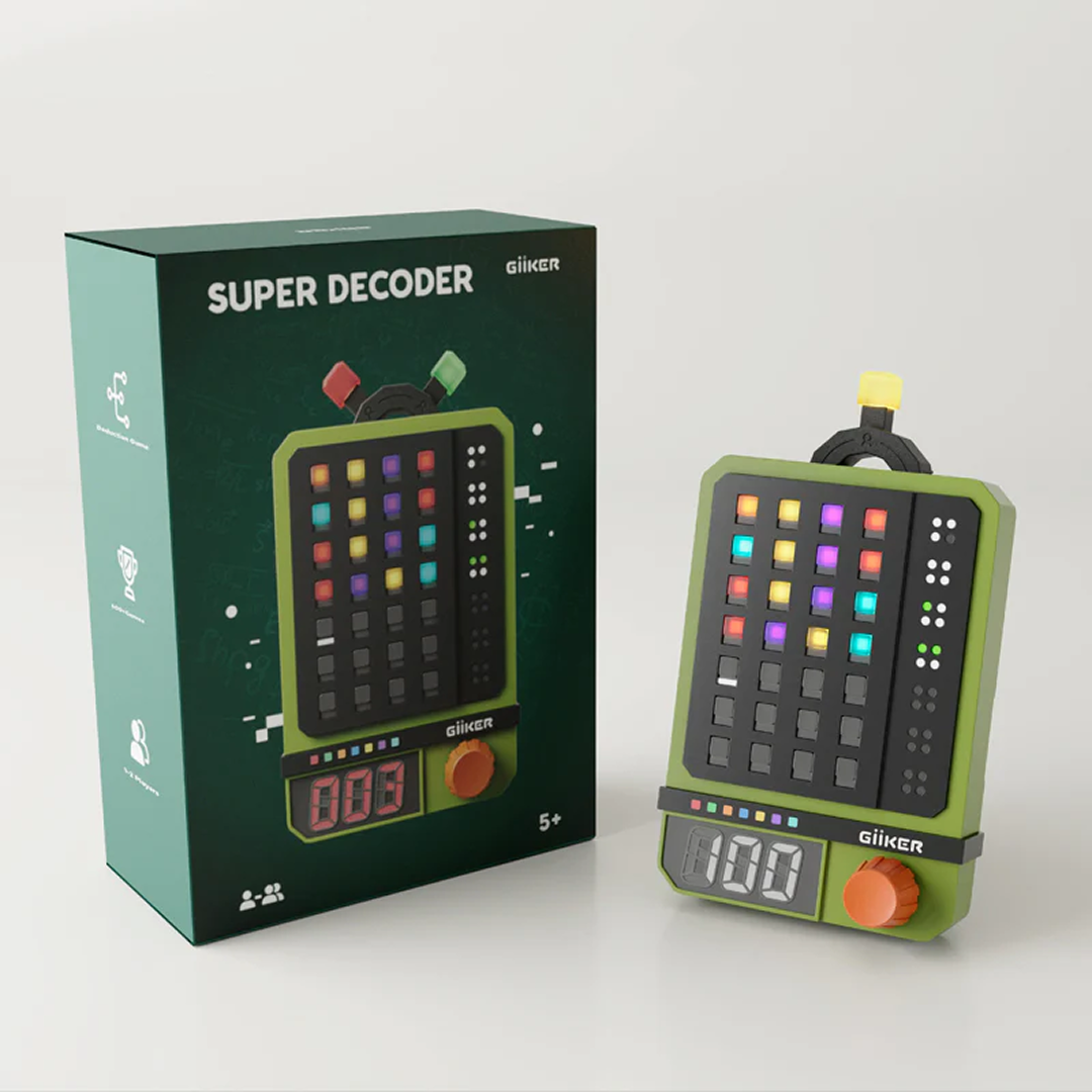 GiiKER Super Decoder – Code-Breaking Puzzle Game for Kids 5+ | Boost Logic, Deduction & Early Math Skills Screen-Free